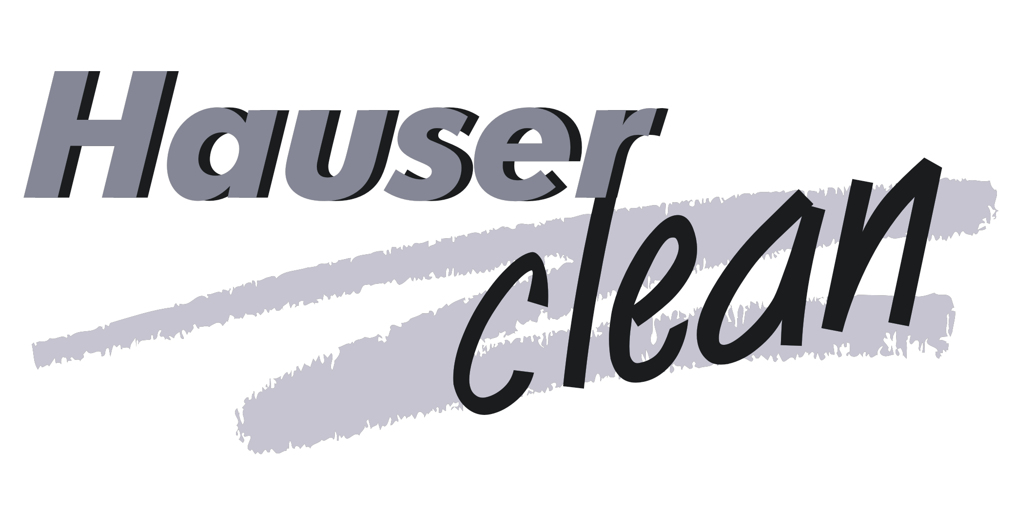 Hauser-clean Logo schwarz/weiß